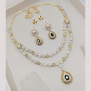 Kavita Art Glamorous American Diamond Necklace Set