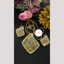 Kavita Art Graceful Sparkling American Diamond Pendant Set