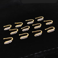 Kavita Art Dazzling Sparkling Austrian Stone Nose Pin 