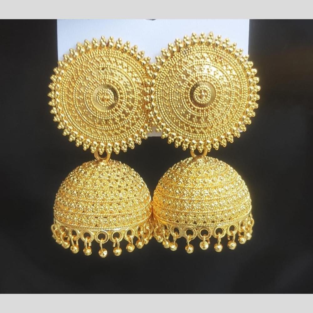 Kavita Art Glam Gold Plated Sparkle With Every Turn Jhumki Earrings 