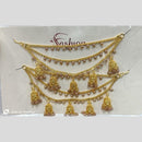 Kavita Art Pearl Elegance Gold Kan Chain Drape Your Ears In Royalty 