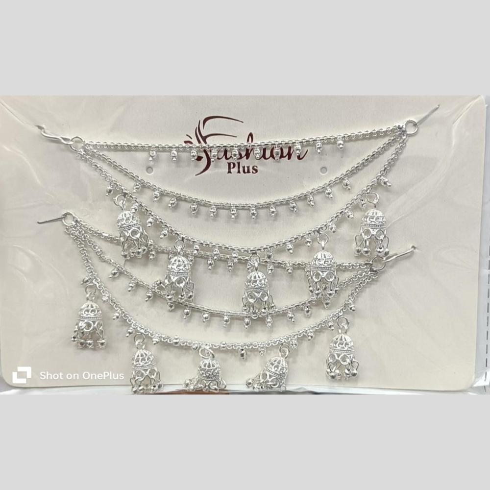 Kavita Art Royal Silver Plated Kan chain Elegance Draped In Tradition