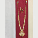 Kavita Art  Fusion Look Long Necklace Set Traditional Pota Stone Trendy Style 