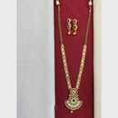 Kavita Art  Fusion Look Long Necklace Set Traditional Pota Stone Trendy Style