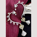 Kavita Art Sparkling American Diamond Ear Cuff Earrings