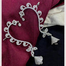 Kavita Art Sparkling American Diamond Ear Cuff Earrings