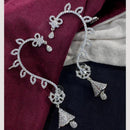 Kavita Art Sparkling American Diamond Ear Cuff Earrings