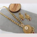 Kavita Art Premium Kundan & Pota Stone Necklace Set for Weddings