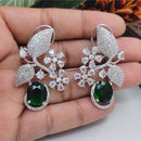 Kavita Art Sparkling American Diamond Lightweight Dangler Earrings for Party Wear