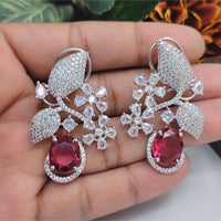 Kavita Art Sparkling American Diamond Lightweight Dangler Earrings for Party Wear