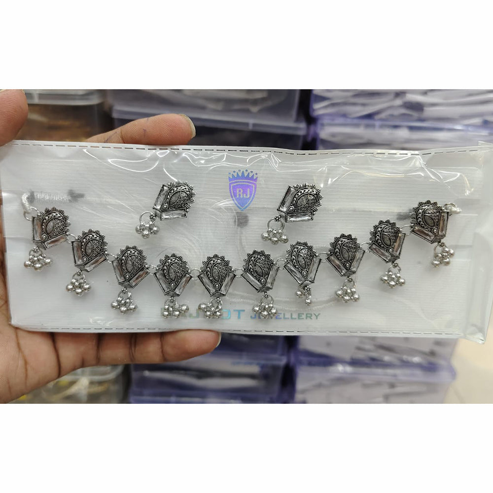 Kavita Art Rustic Charm Oxidised Plated Necklace Set