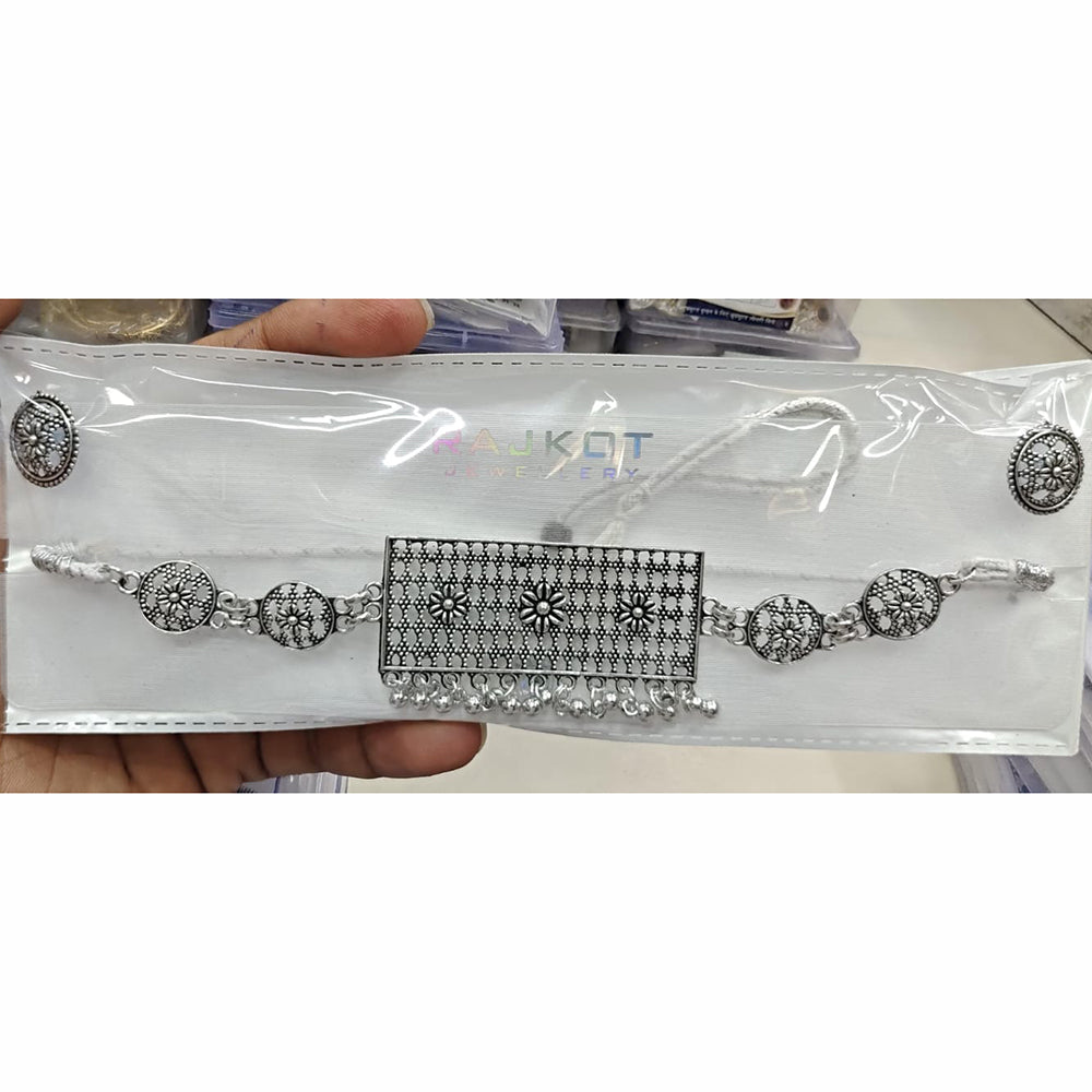 Kavita Art Rustic Charm Oxidised Plated Necklace Set