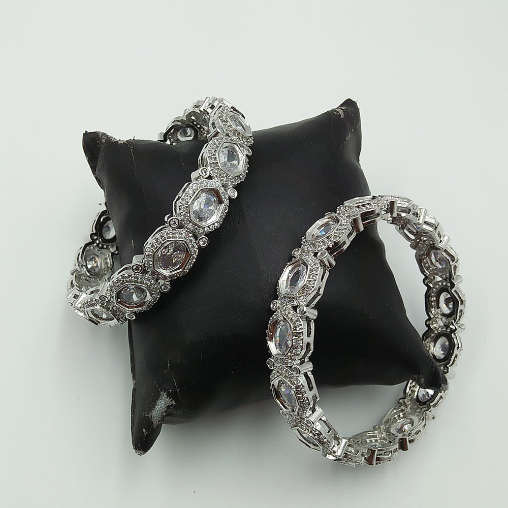 Kavita Art Sparkling American Diamond Bangles Set For All Occassions