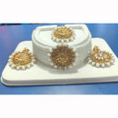 Kavita Art Elegant Shine Crystal and Pearl Choker Necklace Set
