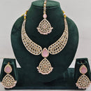 Kavita Art Sparkle Glow Crystal and Pearl Necklace Set