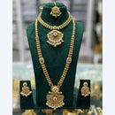 Kavita Art Eternal Charm Pota Stone And Pearl Long Necklace Set