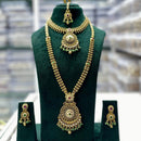 Kavita Art Eternal Charm Pota Stone And Pearl Long Necklace Set