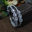 Kavita Art Festive Elegant Austrian Stone Bangles Set