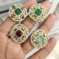 Kavita Art Glamorous Pota And Austrian Stone Statement Ring