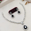 Kavita Art Shimmering Crystal With Austrian Stone Necklace Set