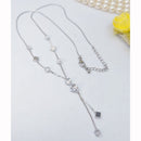 Kavita Art Elegant American Diamond Long Necklace