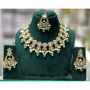 Kavita Art  Elegant Pota Stone And Pearl Necklace Set