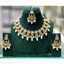 Kavita Art  Elegant Pota Stone And Pearl Necklace Set