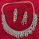 Kavita Art Premium American Diamond Sparkle Necklace Set
