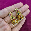 Kavita Art Designer Pota Austrian Stone And Pearl Jhumki Earrings