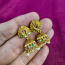 Kavita Art Designer Pota Austrian Stone And Pearl Jhumki Earrings
