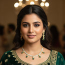 Kavita Art Crystal And Austrian Stone Elegant Party Wear Necklace Set