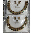 Kavita Art Heritage Pota Stone Necklace Set