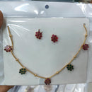 Kavita Art Heritage Pota Stone Necklace Set