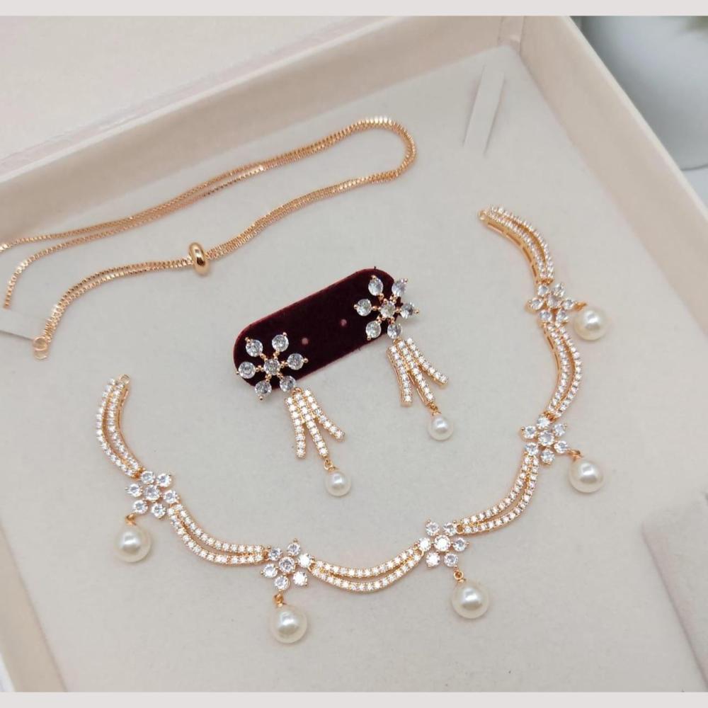 Kavita Art Glamorous Austrian Stone Necklace Set 