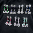 Kavita Art Sparkling American Diamond Fancy Dangler Earrings