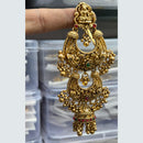 Kavita Art Designer Pota Stone And Temple Pearl Jhumki Earrings