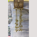 Kavita Arts Royal Pota Stone Kashmiri Ghungroo Dangler Earrings