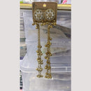Kavita Arts Royal Pota Stone Kashmiri Ghungroo Dangler Earrings