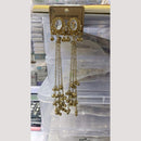 Kavita Arts Royal Pota Stone Kashmiri Ghungroo Dangler Earrings