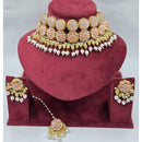 Kavita Art Classic Kundan Stone And Beads Choker Necklace Set