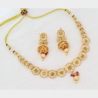 Kavita Art Elegant Pearl Necklace Jewellery Set