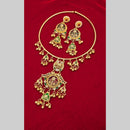 Kavita Art Elegant Pota Stone And Pearl Necklace Jewellery Set