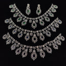 Kavita Art Graceful American Diamond Necklace Set for Women