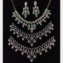 Kavita Art Graceful American Diamond Necklace Set for Women