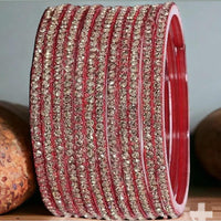 Kavita Art Classic Austrian Stone Glass Bangles Set