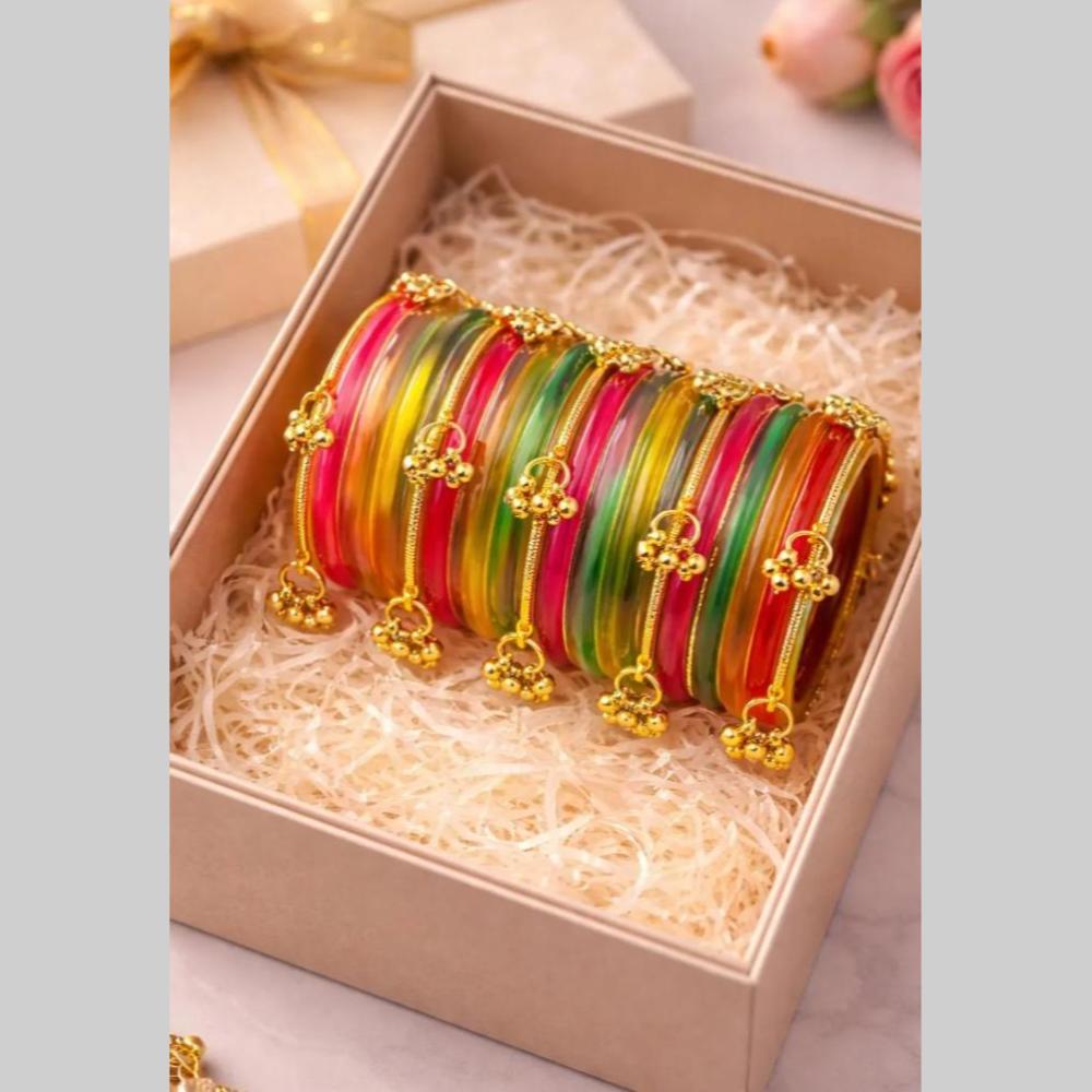 Kavita Art Classic Kashmiri Glass Bangles Set