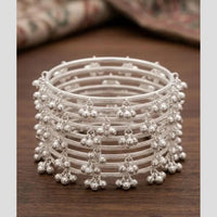 Kavita Art Elegant Silver Plated kashmiri Bangles Set