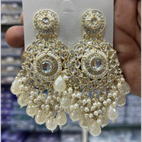 Kavita Art Luxury Kundan Stone And Pearl Ethnic Dangler Earrings