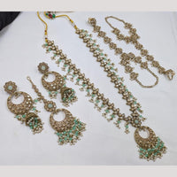 Kavita Art Graceful Kundan Stone & Beads Necklace Set for Women