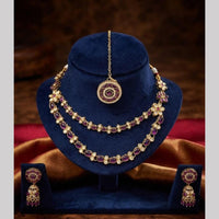 Kavita Art Premium Crystal Stone Choker Necklace Set for Women